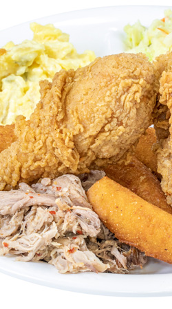 Order Dark Chicken Combo food online from Smithfield's Chicken 'N Bar-B-Q store, Wilmington on bringmethat.com