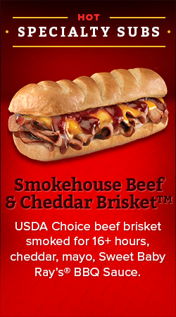 Order Smokehouse Beef & Cheddar Brisket"' food online from Firehouse Subs Aberdeen store, Aberdeen on bringmethat.com
