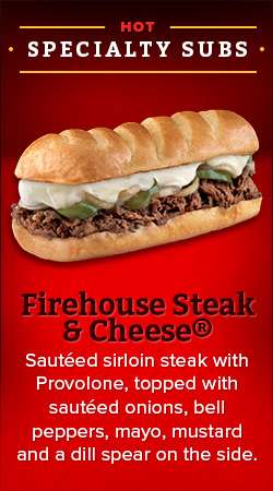 Order Firehouse Steak & Cheese@ food online from Firehouse Subs Aberdeen store, Aberdeen on bringmethat.com