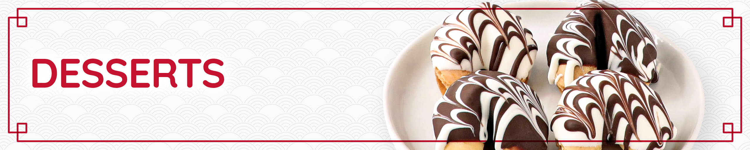 Desserts web banner